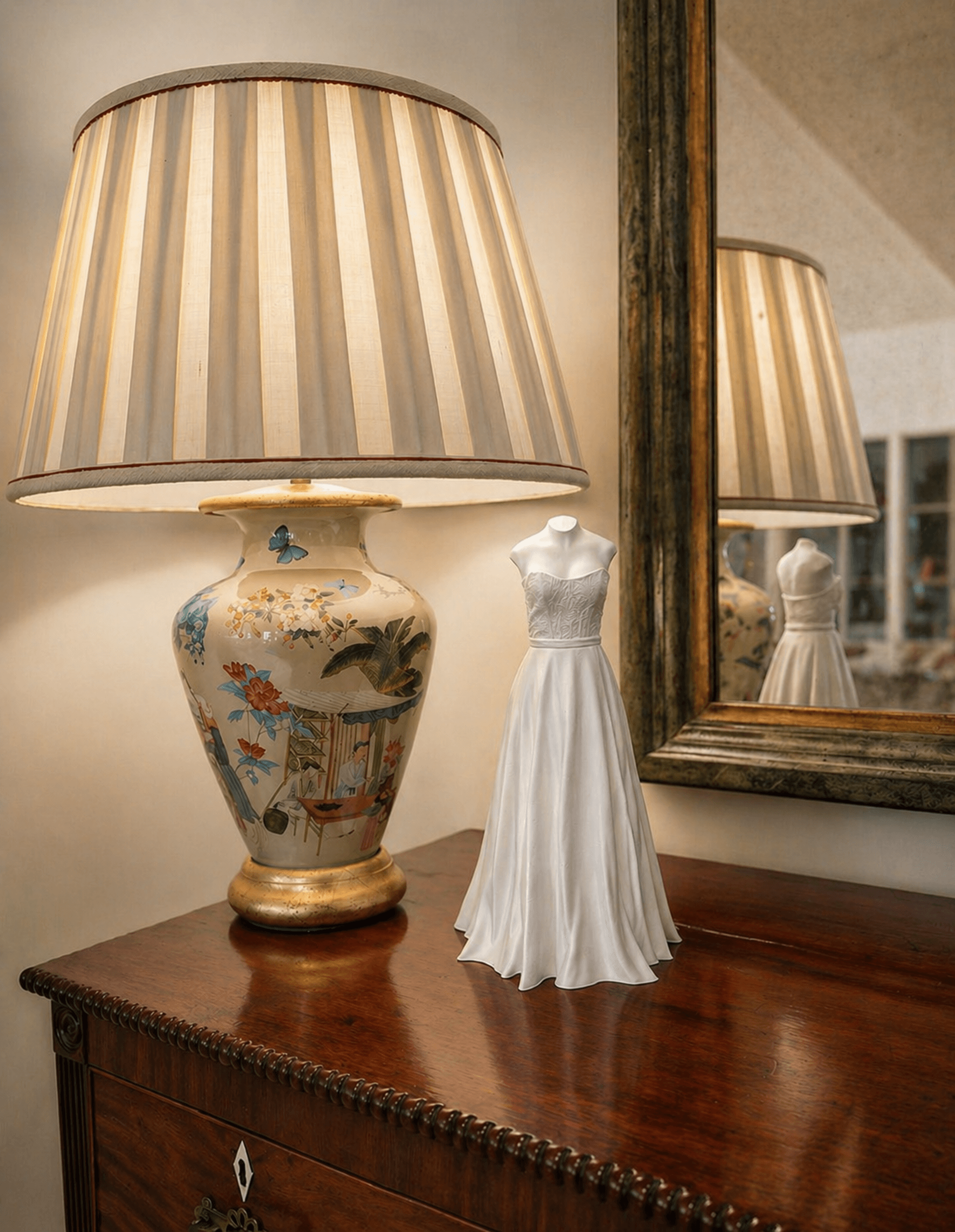 Sculpture de robe dans un intérieur